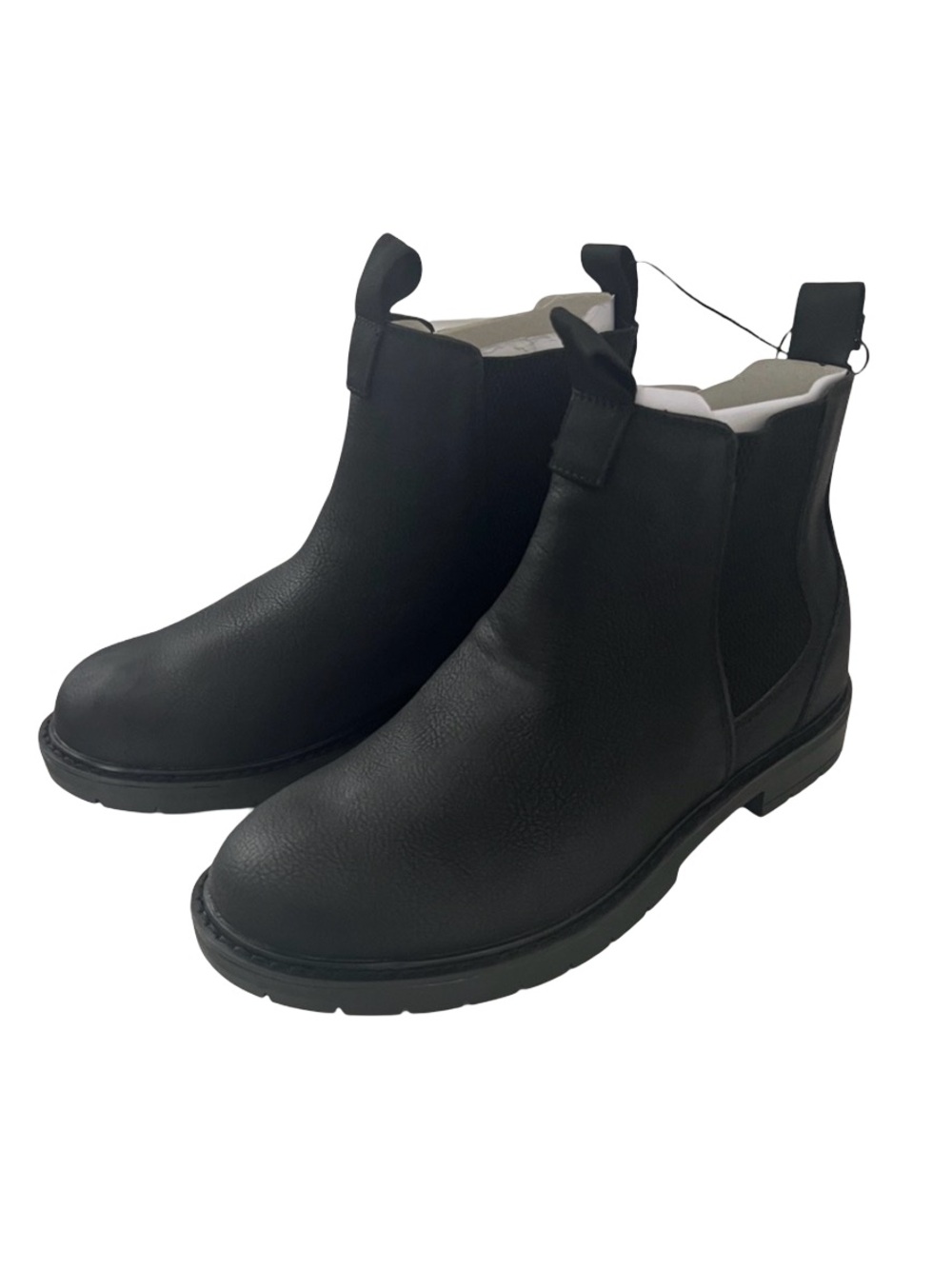 NWT Portland by Portland Boot Company Men's Casual Chelsea Black Boots 8 wide
